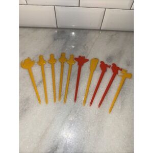 vintage Continental airline swizzle sticks‎ Lot Of 10